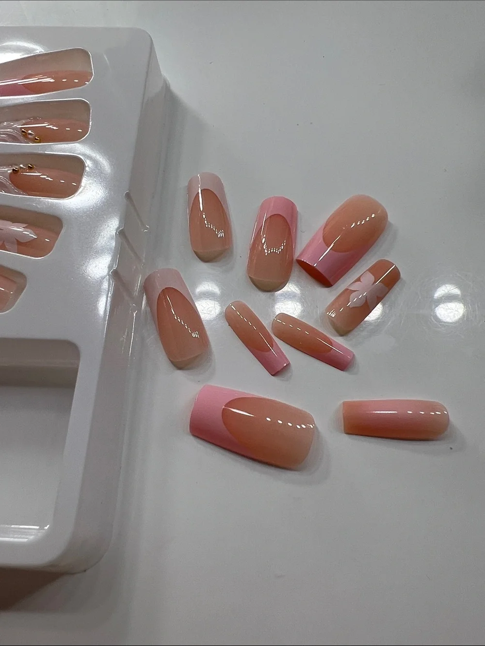 N/A peach ombre